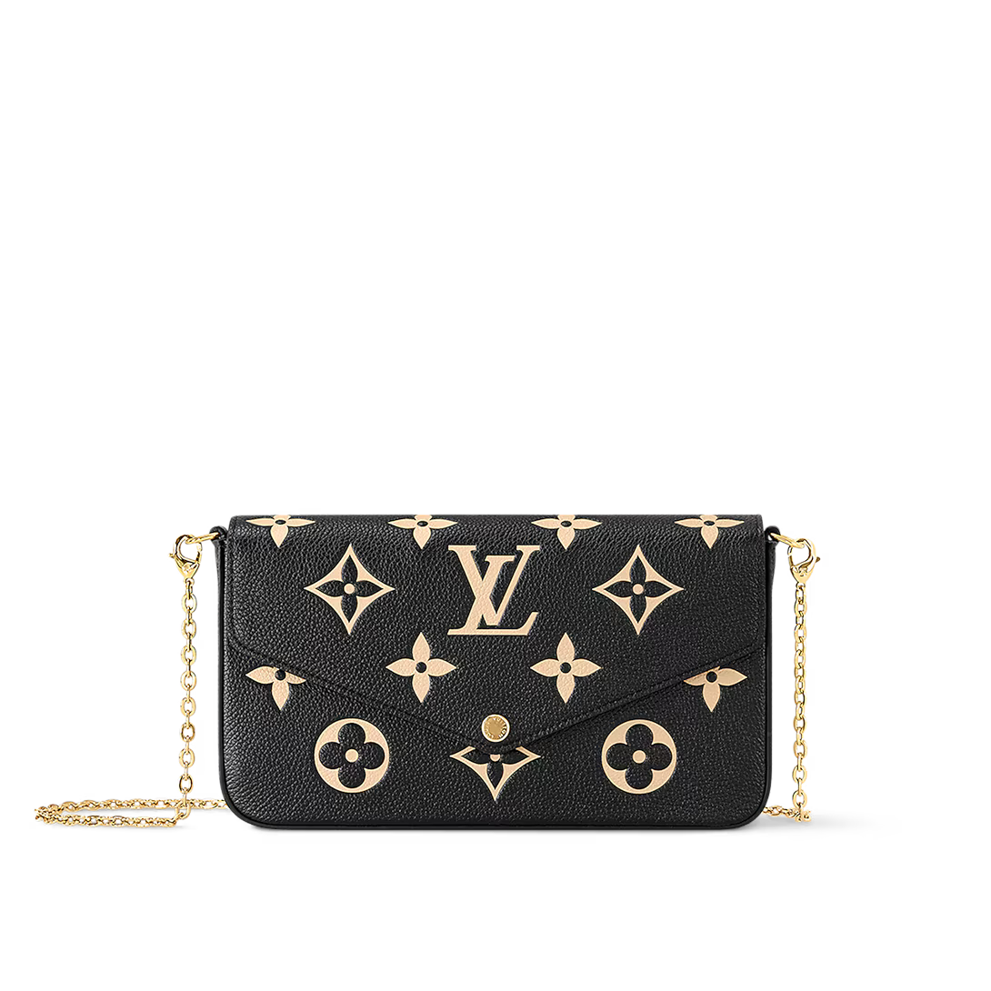 Felicie Pouch Black / Beige