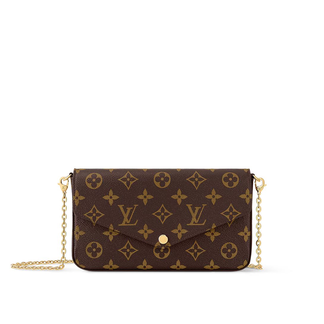 Felicie Pouch Monogram Brown