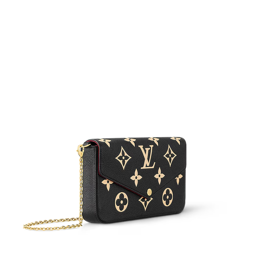 Felicie Pouch Black / Beige
