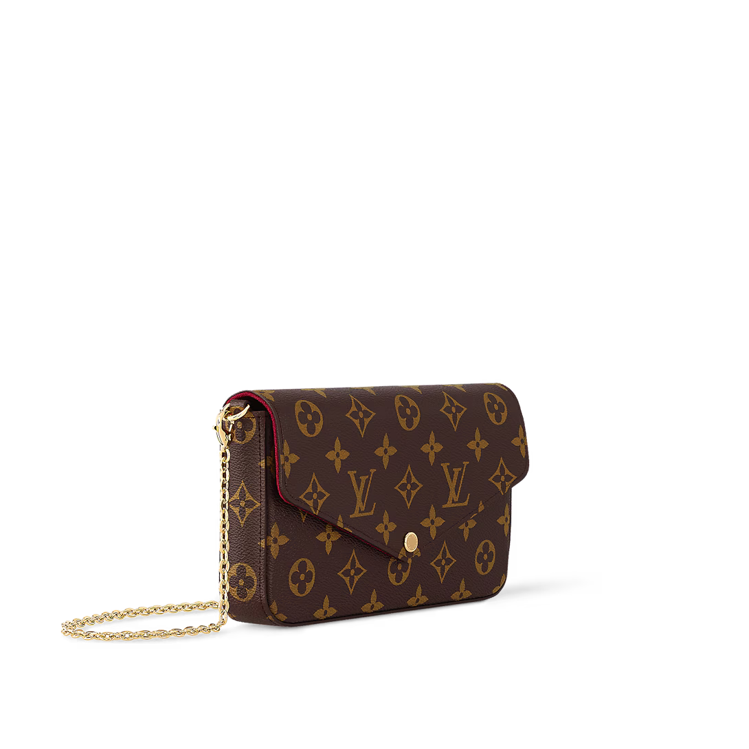 Felicie Pouch Monogram Brown