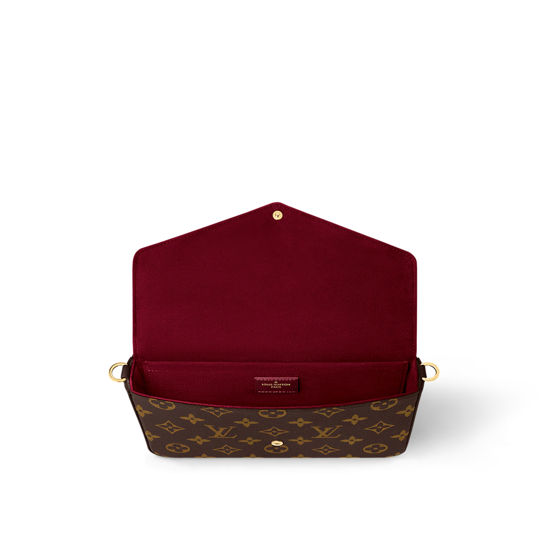Felicie Pouch Monogram Brown