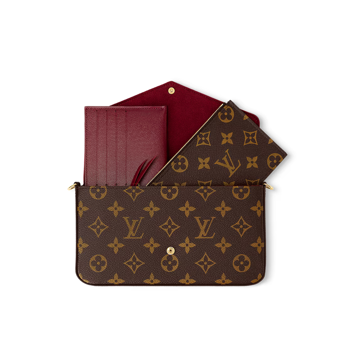 Felicie Pouch Monogram Brown