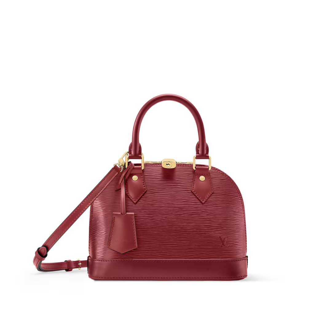 Alma BB – Textured Leather in Epi Red