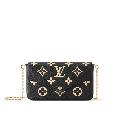 Felicie Pouch Black / Beige