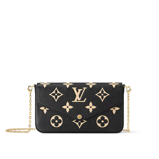 Felicie Pouch Black / Beige