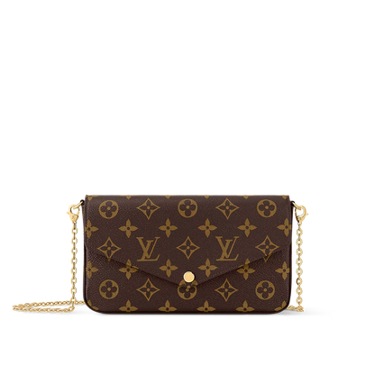 Felicie Pouch Monogram Brown