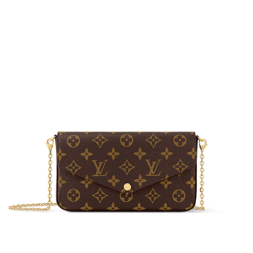 Felicie Pouch Monogram Brown