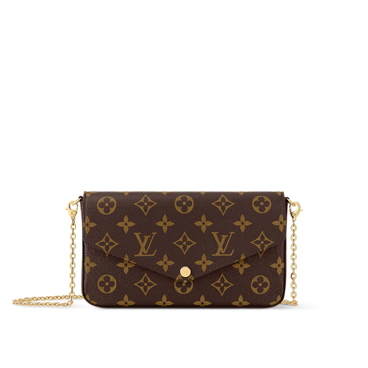 Felicie Pouch Monogram Brown