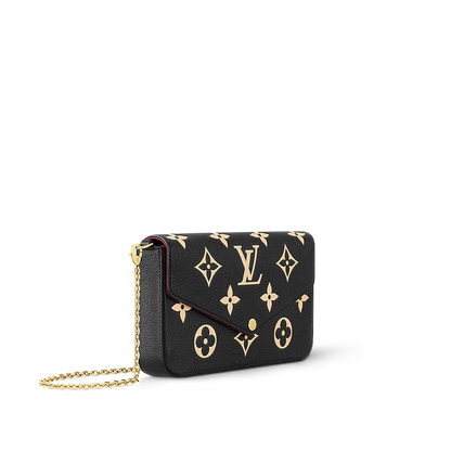Felicie Pouch Black / Beige