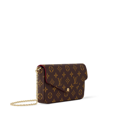 Felicie Pouch Monogram Brown
