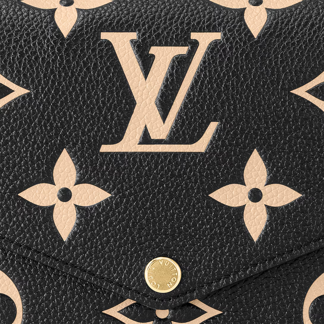 Felicie Pouch Black / Beige
