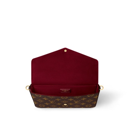 Felicie Pouch Monogram Brown
