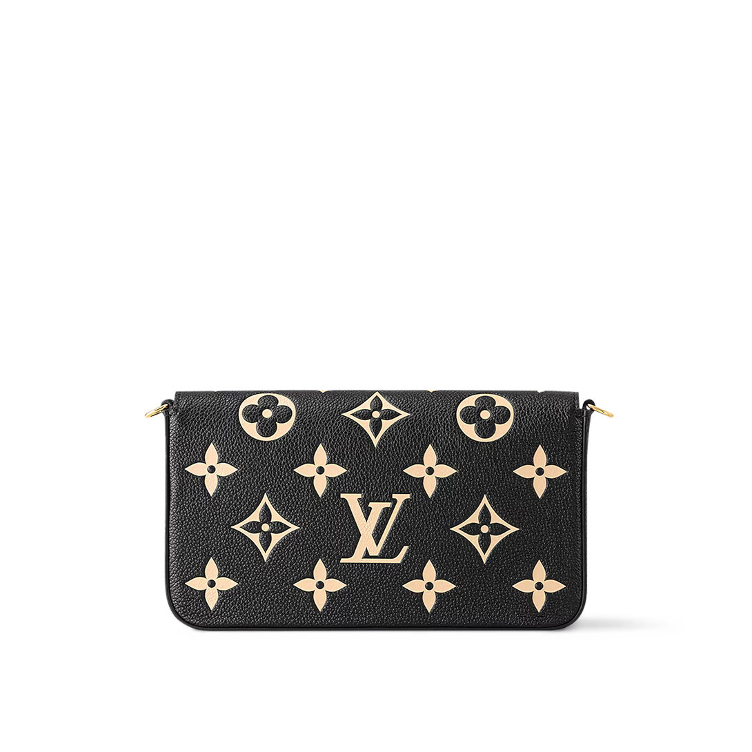 Felicie Pouch Black / Beige