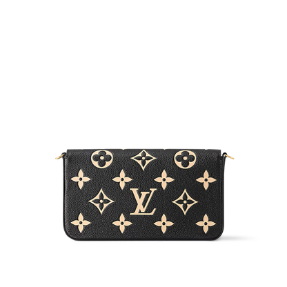 Felicie Pouch Black / Beige