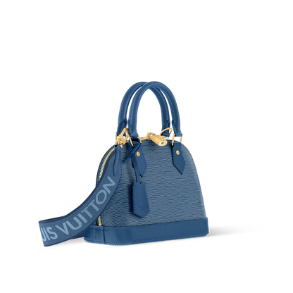 Alma BB – Textured Leather in Epi Blue