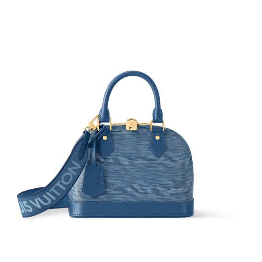 Alma BB – Textured Leather in Epi Blue